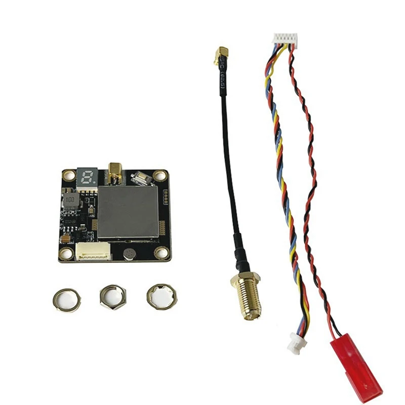 

2W VTX FPV Video Audio Transmitter Black PCB For FPV Long Range Drone RC Airplane