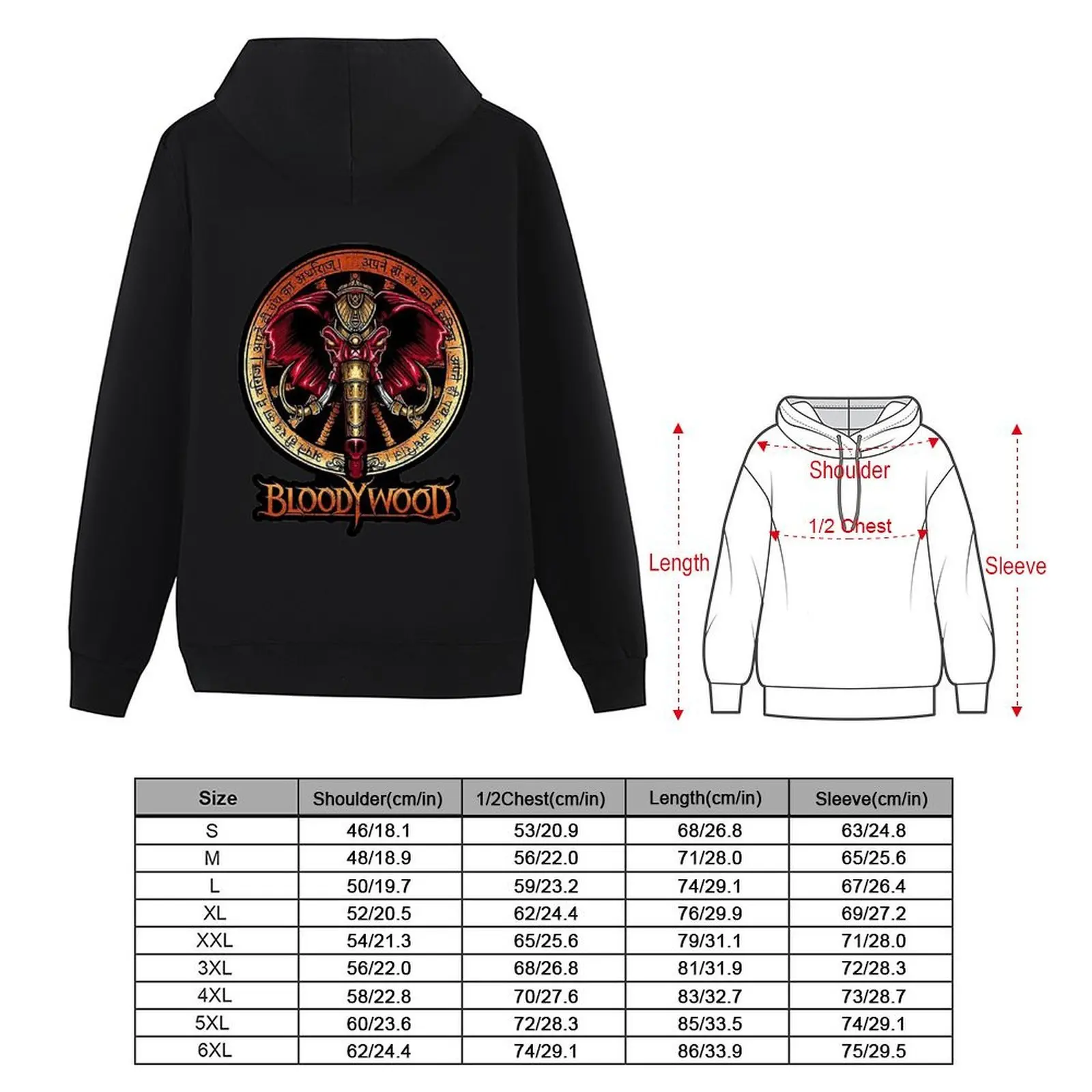 جديد Bloodywood هوديي أنيمي ملابس الرجال الشتاء سترة الذكور الملابس ملابس رجالية رياضية الرجال