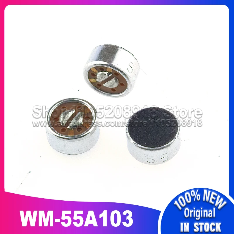 

10 шт./лот WM55A103 WM-55A103 9750 9,7*5,0 мм микрофоновый 100% новый оригинальный сток