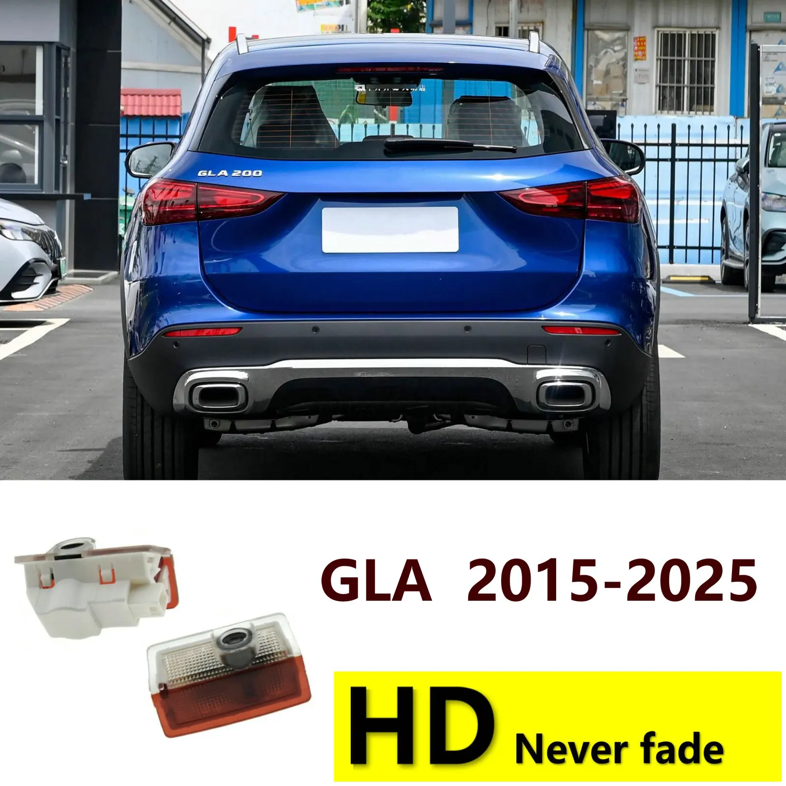 HD 2X Led Car Door Projector Laser Light For Mercedes Benz Class GLA Accessories X156 W156 H247 W247 200 250 35 45 GLA200 GLA250