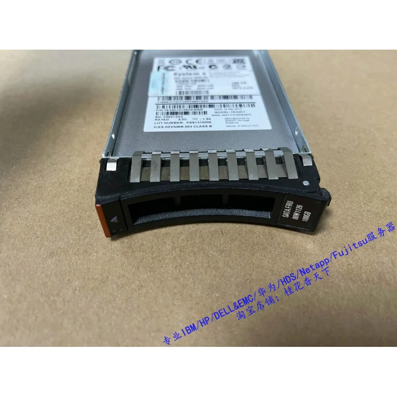 For IBM SSD 100G SATA 2.5 00W1126 00W1129 00W1125 Used