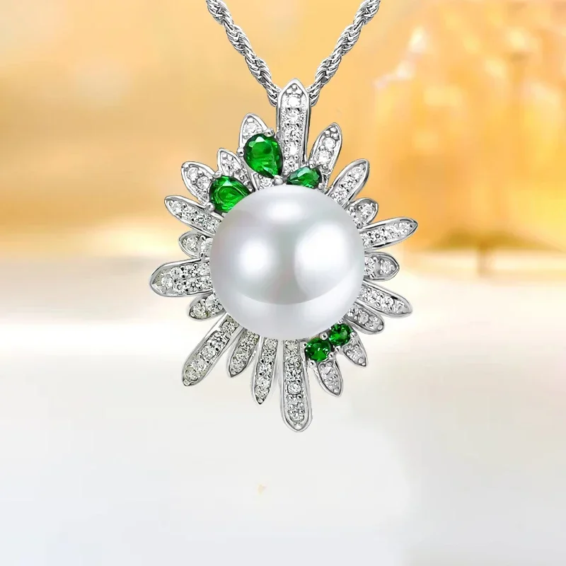 

Новая мода Fritillaria Pearl 925 пробы серебряный кулон с небольшим дизайном ретро ювелирные изделия премиум-класса для женщин