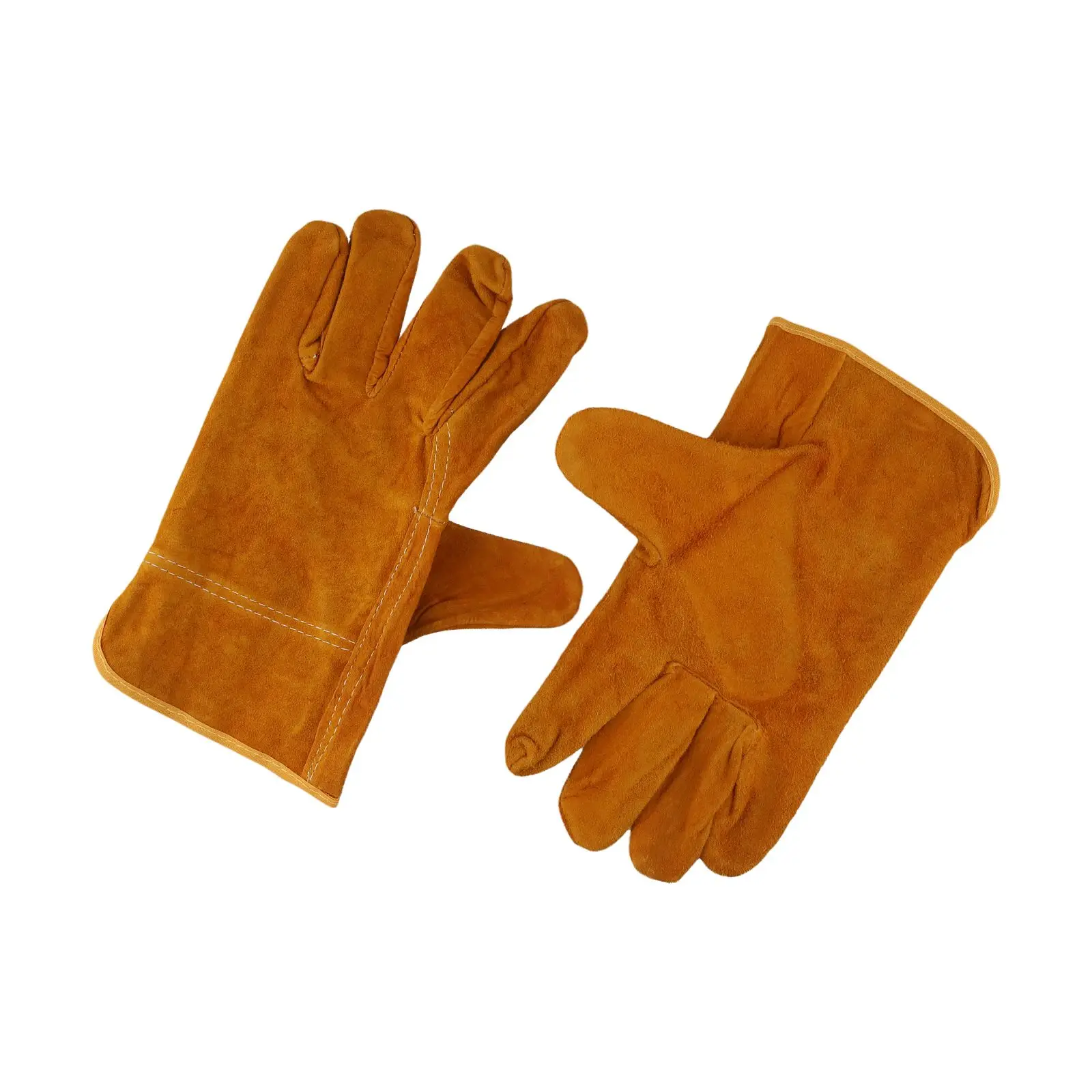 

For Automobile Work Cowhide Welding Gloves Automobile Work Heat Resistance Protective Gloves Comfortable And Warm