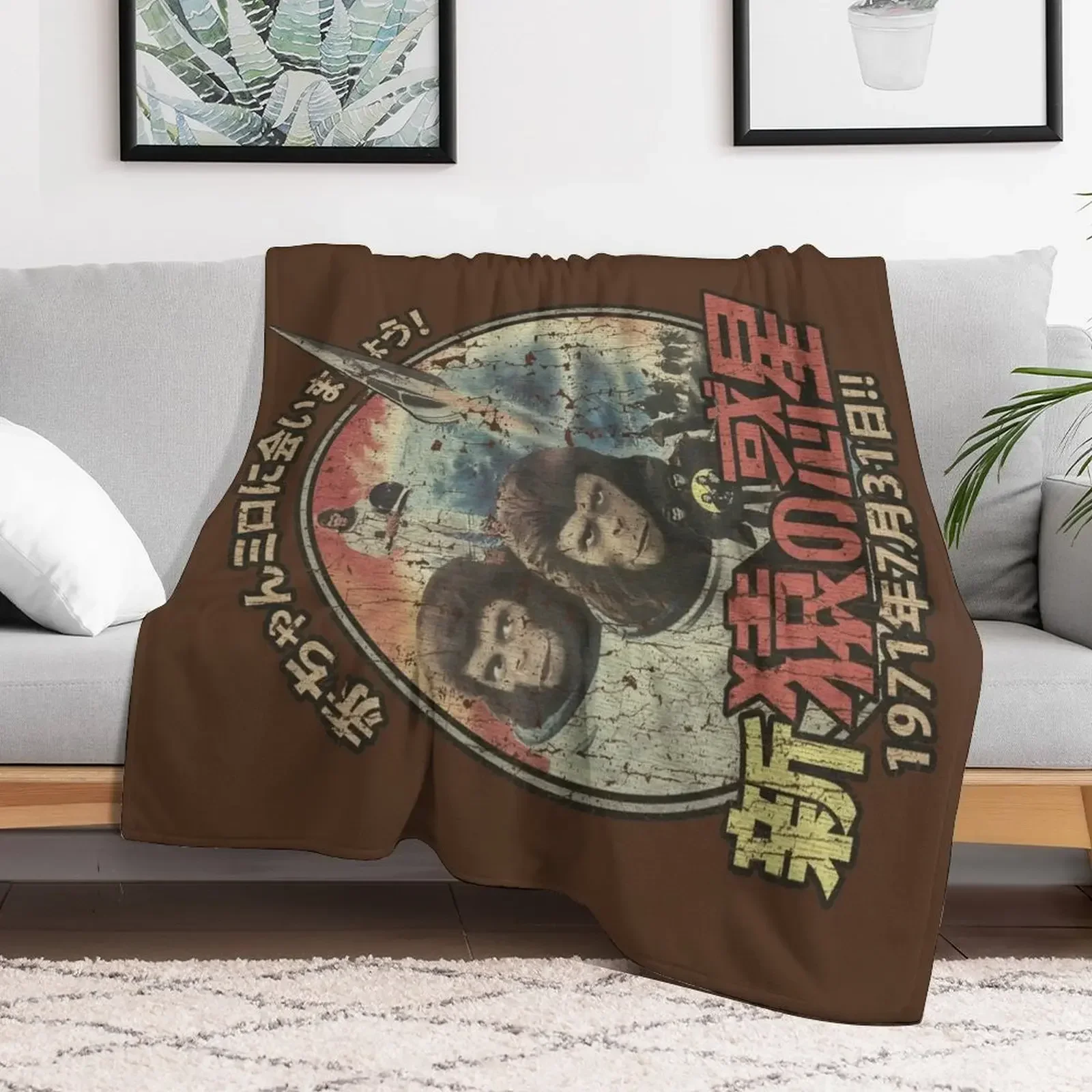 

Escape from the Planet of the Apes 1971 Throw Blanket blankets ands Flannel For Baby Plaid on the sofa Blankets