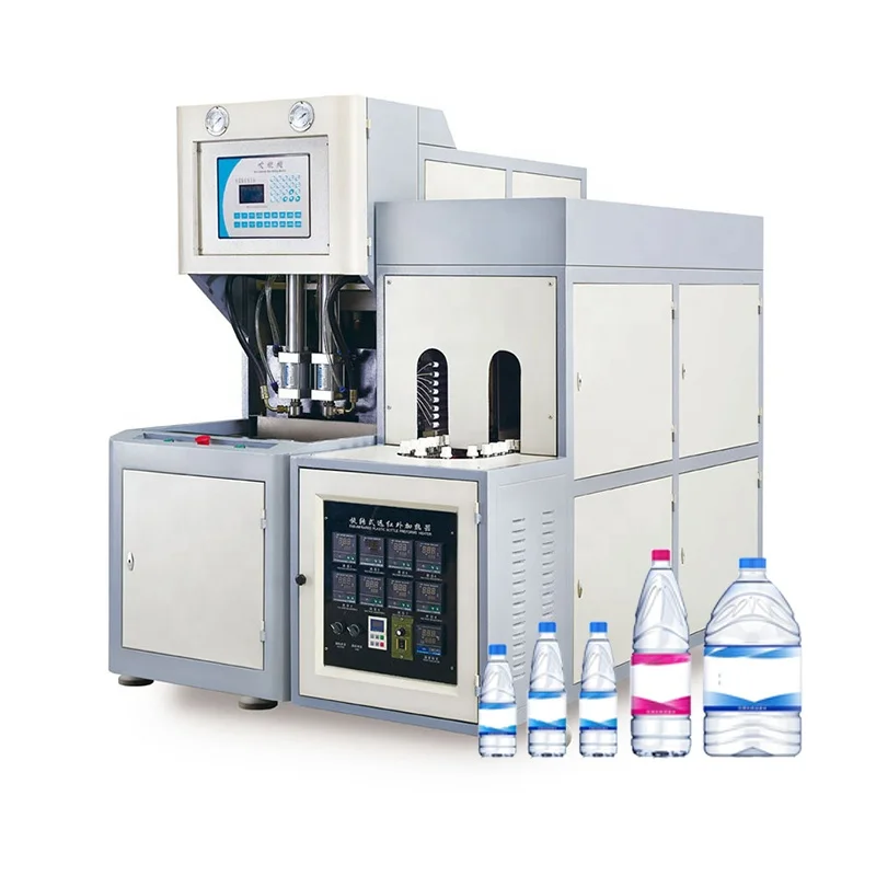 Customized Semi Automatic PC Stretch Blow Moulding Machine For PC Bottles And Space Cup