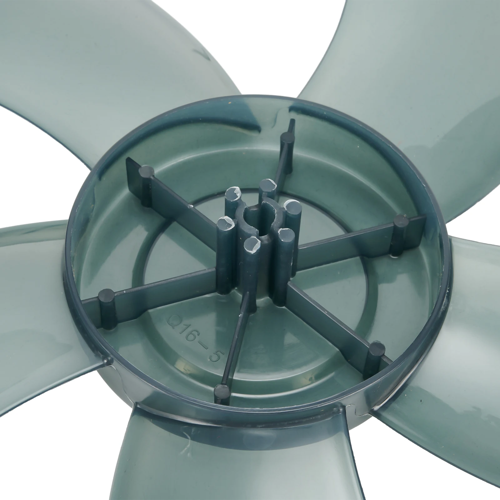 Lame de ventilateur durable de haute qualité, mini ventilateur de sol en cuir chevelu, lame de vent à bruit lent en plastique avec couvercle d'écrou, piédestal à 5 feuilles