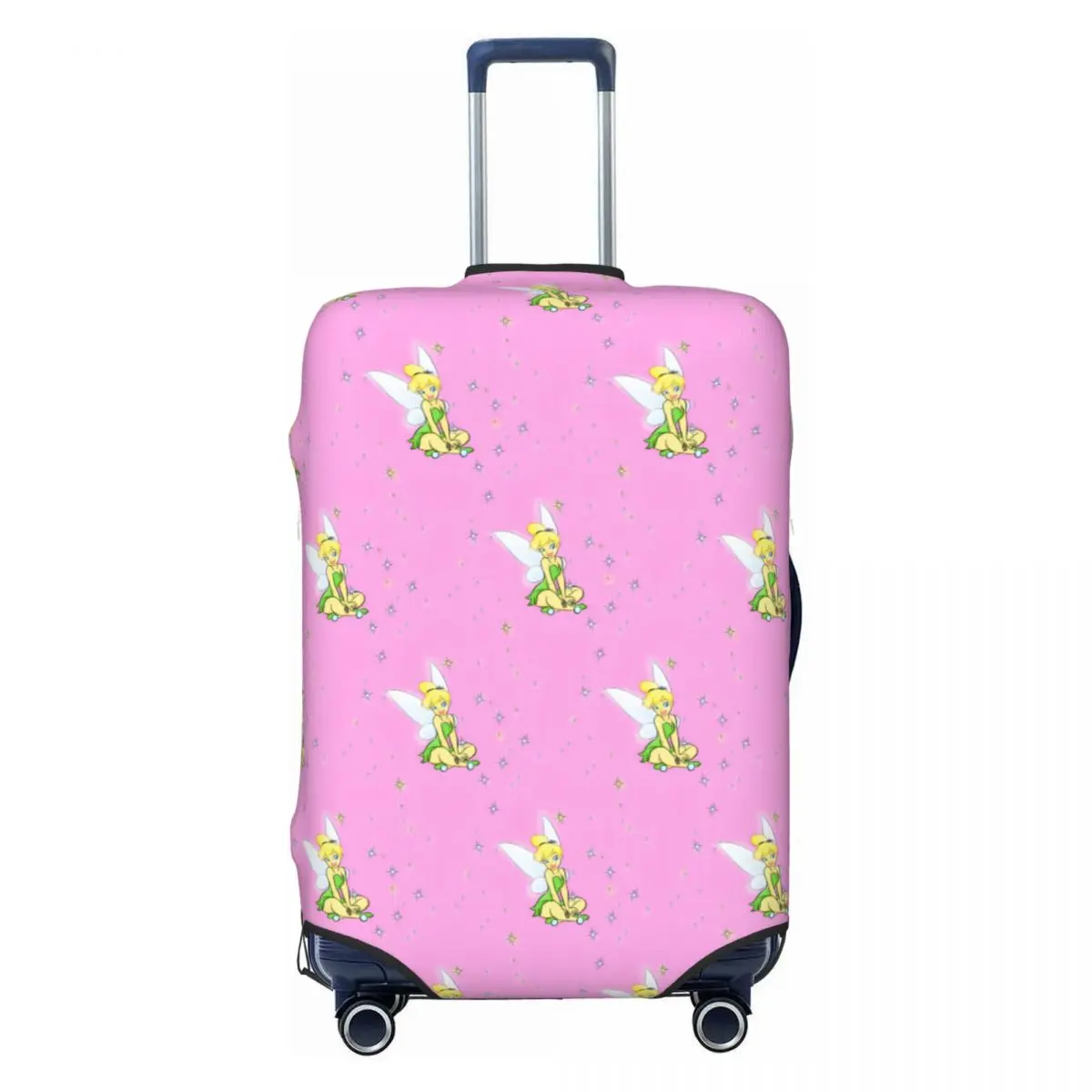 

Custom Tinkerbell Fairy Cartoons Mangas Luggage Cover Elastic Travel Suitcase Protective Covers Fits 18-32 Inch