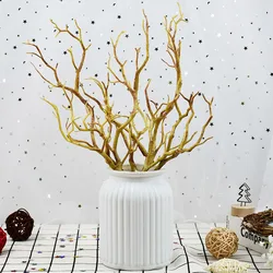 Simulación de ramas de árbol de plástico, planta falsa, rama de plástico Artificial, decoración de boda, hogar, bricolaje