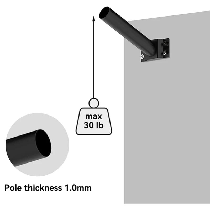 1 zestaw wspornik światła uliczne solarnego zewnętrzna lampa uliczna przedłużenia światła uliczne metalowa metali lekkich LED