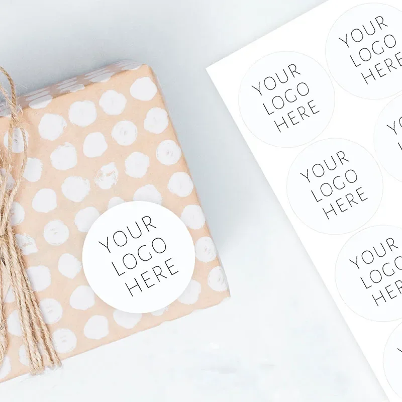 3.5/4.5/6cm Custom Sticker Round Seal Label Mutifunction DIY Customized LOGO Sticker Decorative Gifts Package Labels for Baking