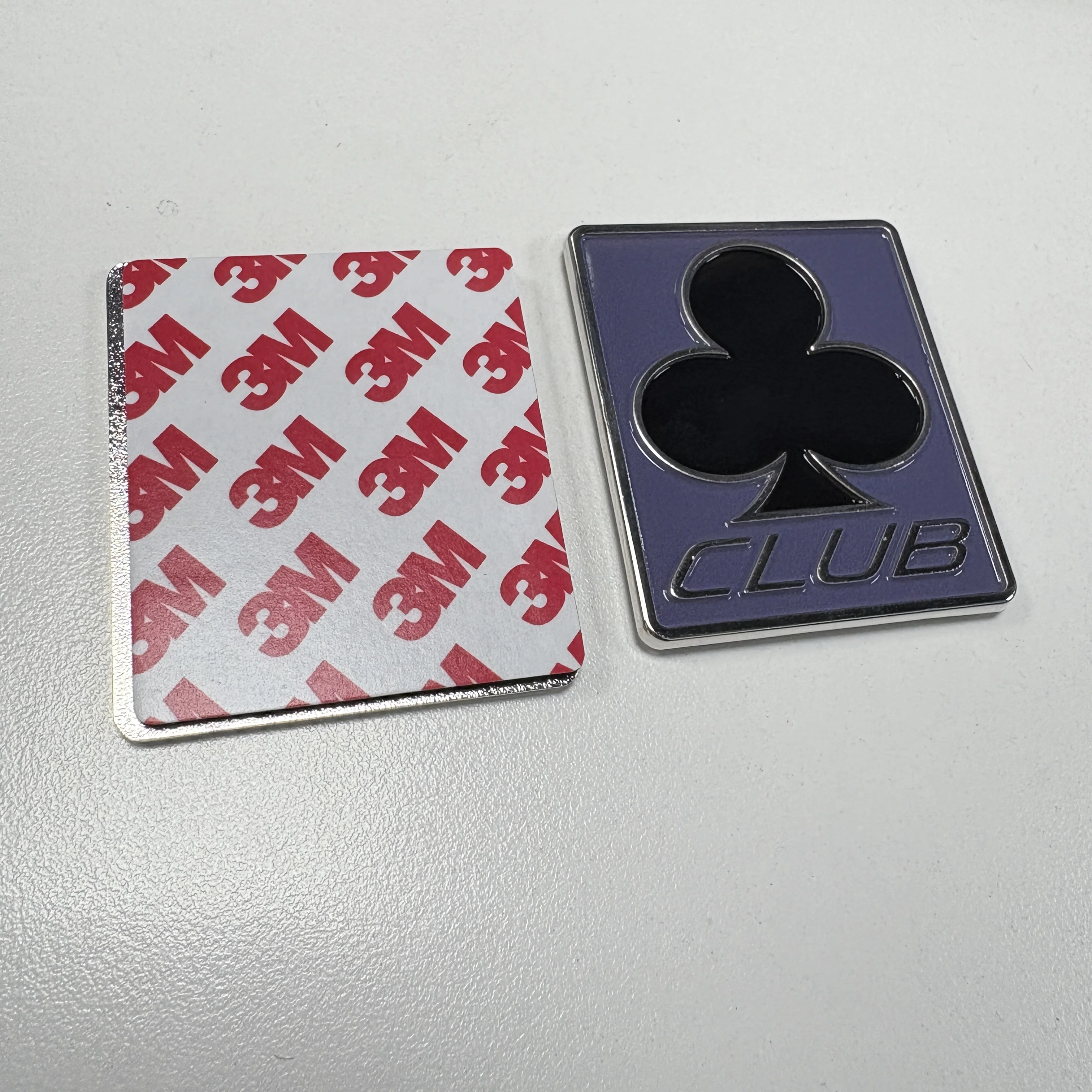 

Adhesive Badge Miata MX-5 Convertible CLUB Logo Badge Ornament Emblem (Purple / Gray)