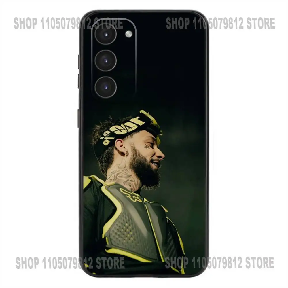 Jc Reyes JC REYES Tour 2025 funda de teléfono para Samsung Galaxy A32,21s,22,31,52,53,72,73,Note20,8,9,10 funda negra de silicona suave