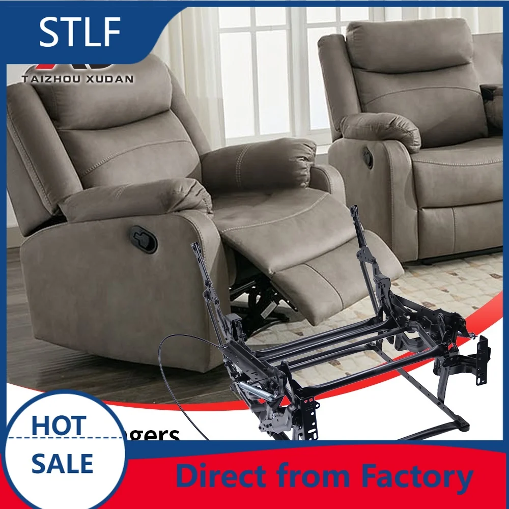 

stlf Modern Adjustable Sofa Steel Frame Multifunction Manual Operation Recliner Mechanism Single Lazy Relax Dining Chair P