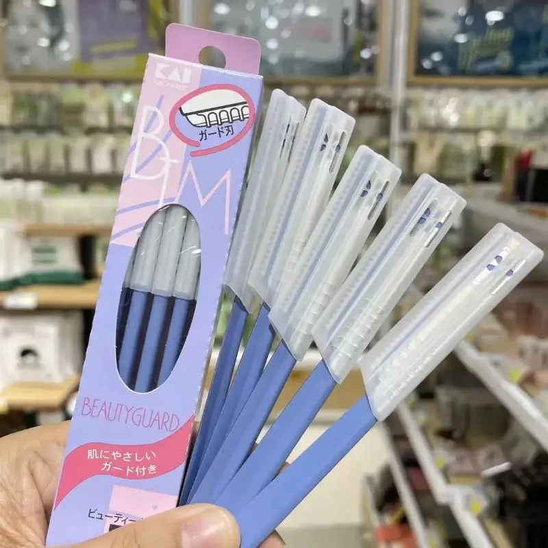 5pc conjuntos de depilador de sobrancelha para mulheres maquiagem beleza sobrancelhas remoção do cabelo ferramenta estilo lâmina aço aparador de barbear facial