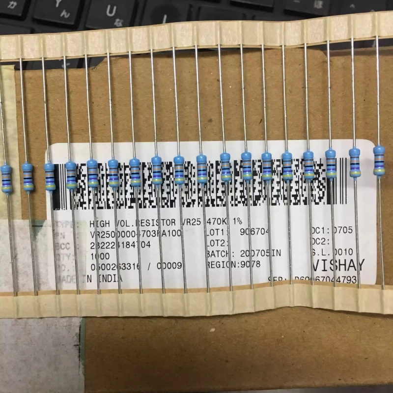 VISHAY VR25 470K 1% 0.25W High Voltage Metal Film Resistance