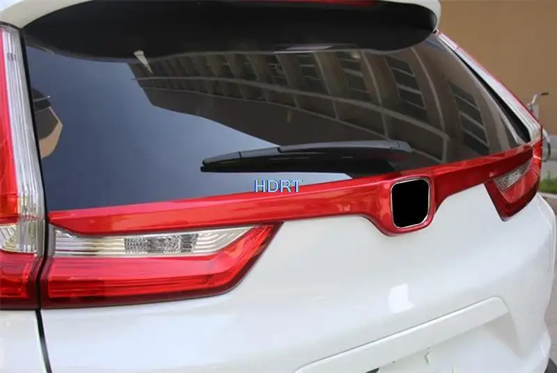 سيارة التصميم الخلفي حتى الجذع الخلفي صب غطاء الذيل بوابة الزخارف شرائط الإطار لهوندا CRV CR-V 2017-2021 اكسسوارات الديكور