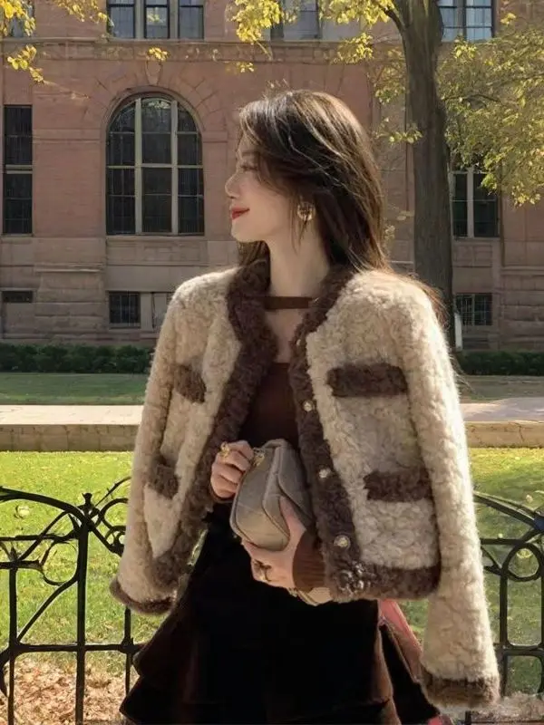 

Faionable Small Fraance Sle Jaet, женская верхняя одежда, осень-зима, утягивающее элитное пальто, роскошное женское пальто, топ