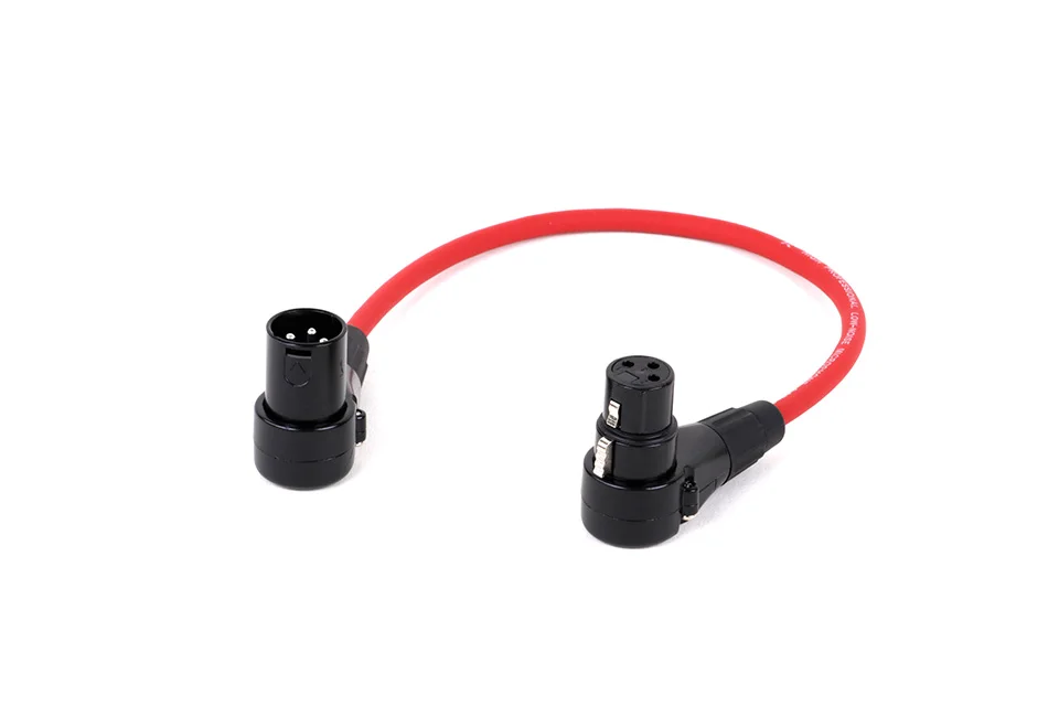 XLR-Kabel, 90-Grad-Stecker auf Buchse, Audiokabel, Kanone, symmetrisches XLR-Karton-Mikrofon, Mischpult, Soundkarte, Verlängerungsleitung – Detail 2