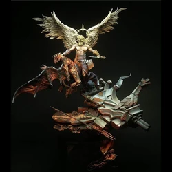 1/24 ancient warrior soldier stand   Resin figure Model kits Miniature soldier Unassembled Unpainted