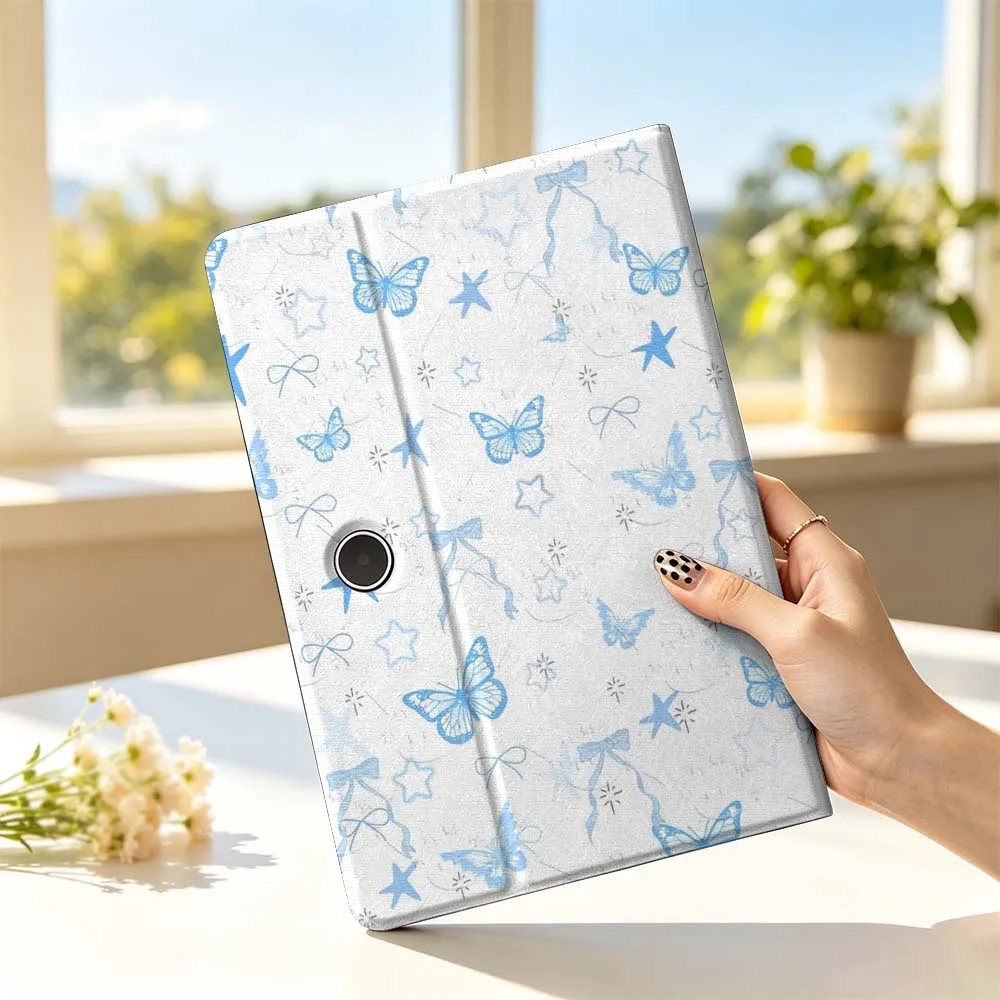 Capa de Tablet Blue Star Flower Soft para OPPO VIVO IQOO OnePlus Realme Pad 3 Pro 13 12.1 11.61 11.4 10.36 11 polegadas