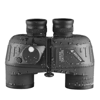 Binoculars 10x50 7x50 Marine Military Telescope Life Waterproof With Rangefinder Compass BAK4 Prism FMC Lens Bird Watching