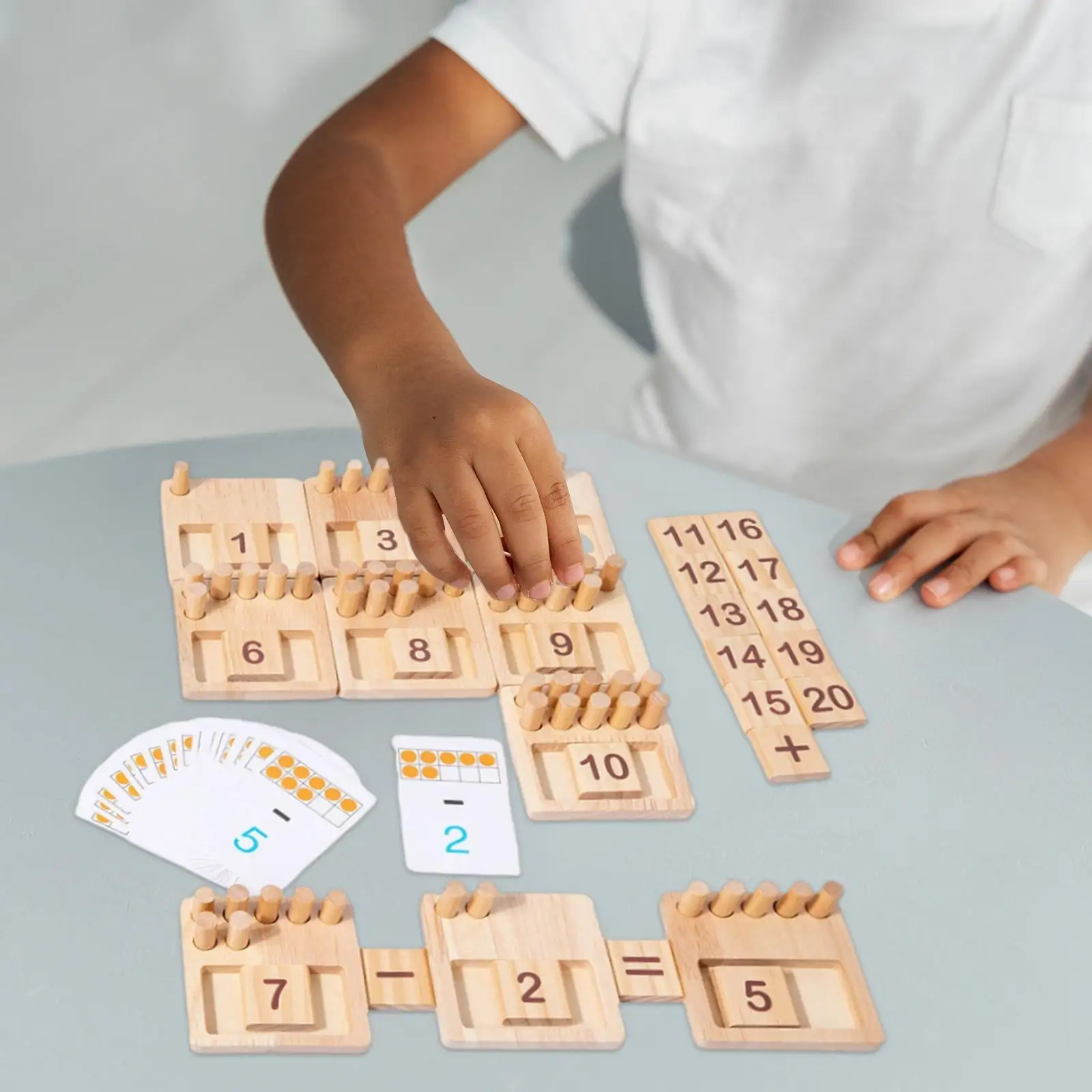 Montessori Mathe-Spiel Aufklärung Spielzeug Berechnung Mathematik Mathematische Mathematik