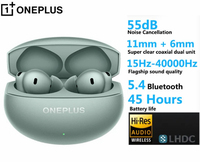 2025 Officia Oneplus Buds 4 TWS Wireless Bluetooth Earphone LHDC 5.0 55dB Active Noise Canceling 45h Battery Life For Oneplus 13
