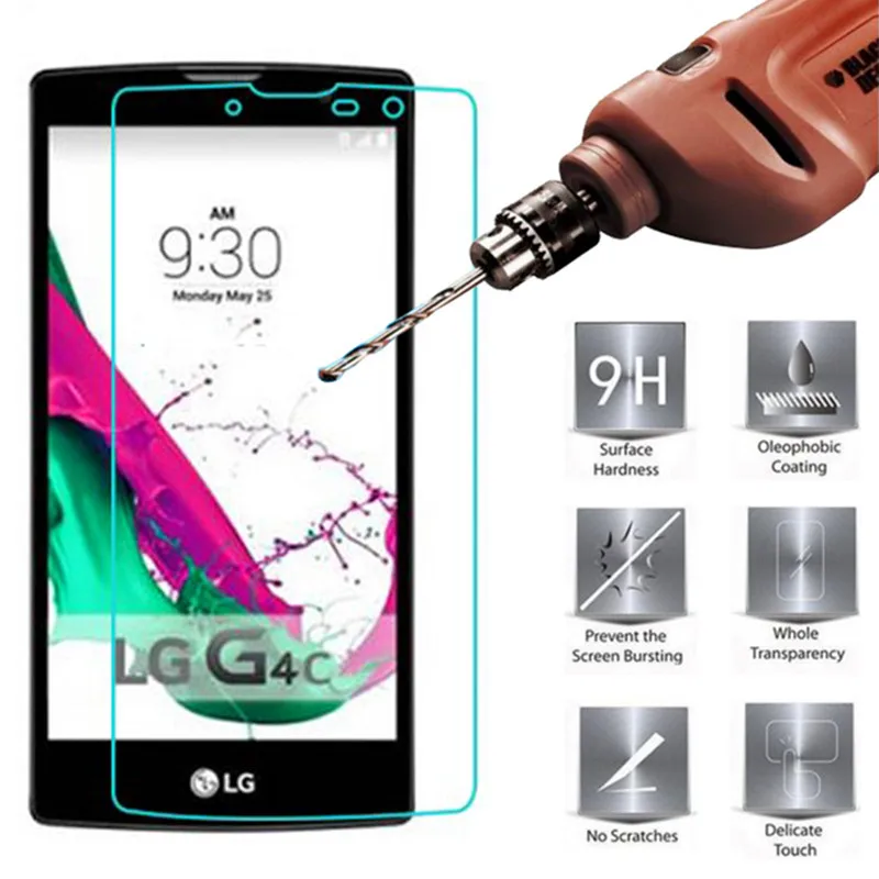 

9H Tempered Glass For LG G4C H522Y H525N H522 H525 H520N G4mini Screen Protector Film for LG Magna H500F Protective Glass