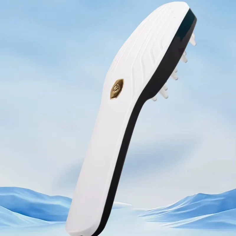 Multifunctional Deep Vibrating Hair Brush Comb Massager Scalp LED Hair Growth Easy to carry