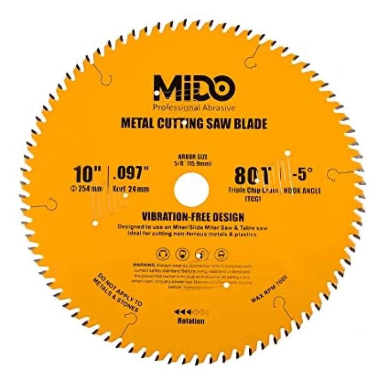 25pcs-carton Premium 10-Inch Carbide Abrasive Blade 80-Teeth Laser Welded Miter Crosscutting Diamond Lapidary Saw Blades