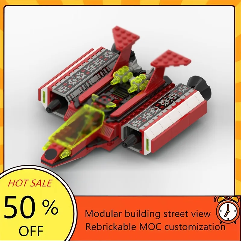 

Набор из 300 деталей: Популярная модель космического корабля из фильма «Звездные войны», конструктор MOC, модульные технологичные блоки, подарок на праздник, игрушка для сборки, детский набор