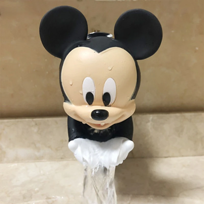 Disney Stitch Tuit Kraan Extender Mickey Mouse Cartoon Kids Hand Wassen Hulpmiddel Keuken Kraan Gids Spoelbak Splash Proof Extender