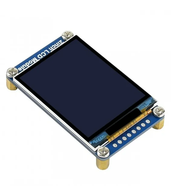 Waveshare General 2inch LCD Display Module IPS Screen 240×320 Resolution with Embedded Controller Communicating via SPI Interfac