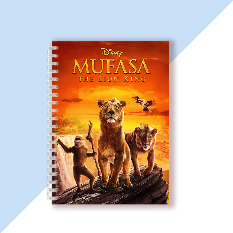 دفتر A5 - الأسد الملك - ري ليون لو روي الطفل الأسد - حلقة حلزونية للكتابة دفتر مجلة الألبان القرطاسية للأطفال الهدايا
