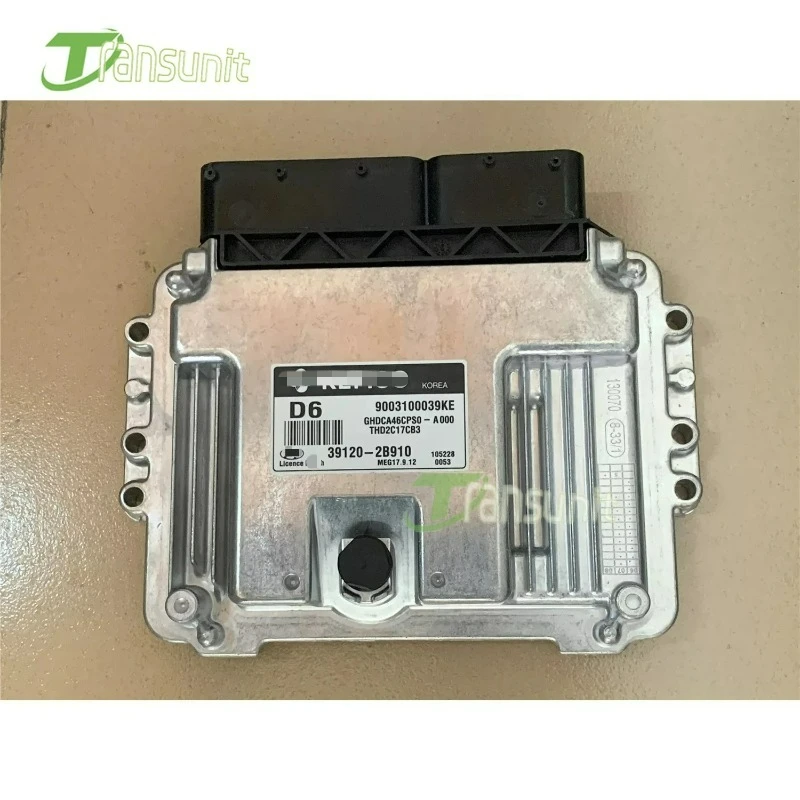 

New D6 ECU 39120-2B910 ECM Car Engine Computer Board Electronic D6 MEG17.9.12 Control Unit For Hyundai