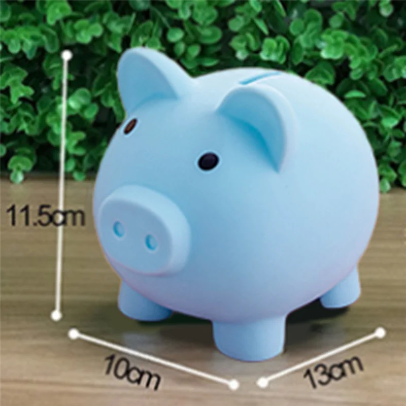 BAAG-Piggy Bank, banque d'argent incassable, banque de pièces pour garçons et filles, mes premiers cadeaux pour anniversaire, noël, réception-cadeau pour bébé-D Dur