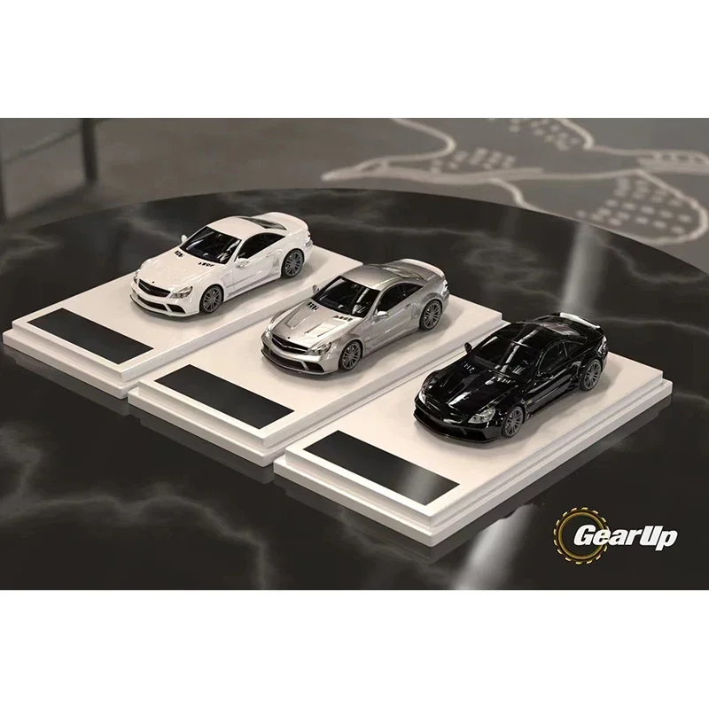 **Pre Sale** GUM 1:64 SL65 Black Series R230 V12 Diorama Car Model Collection Miniature Toy Gear Up