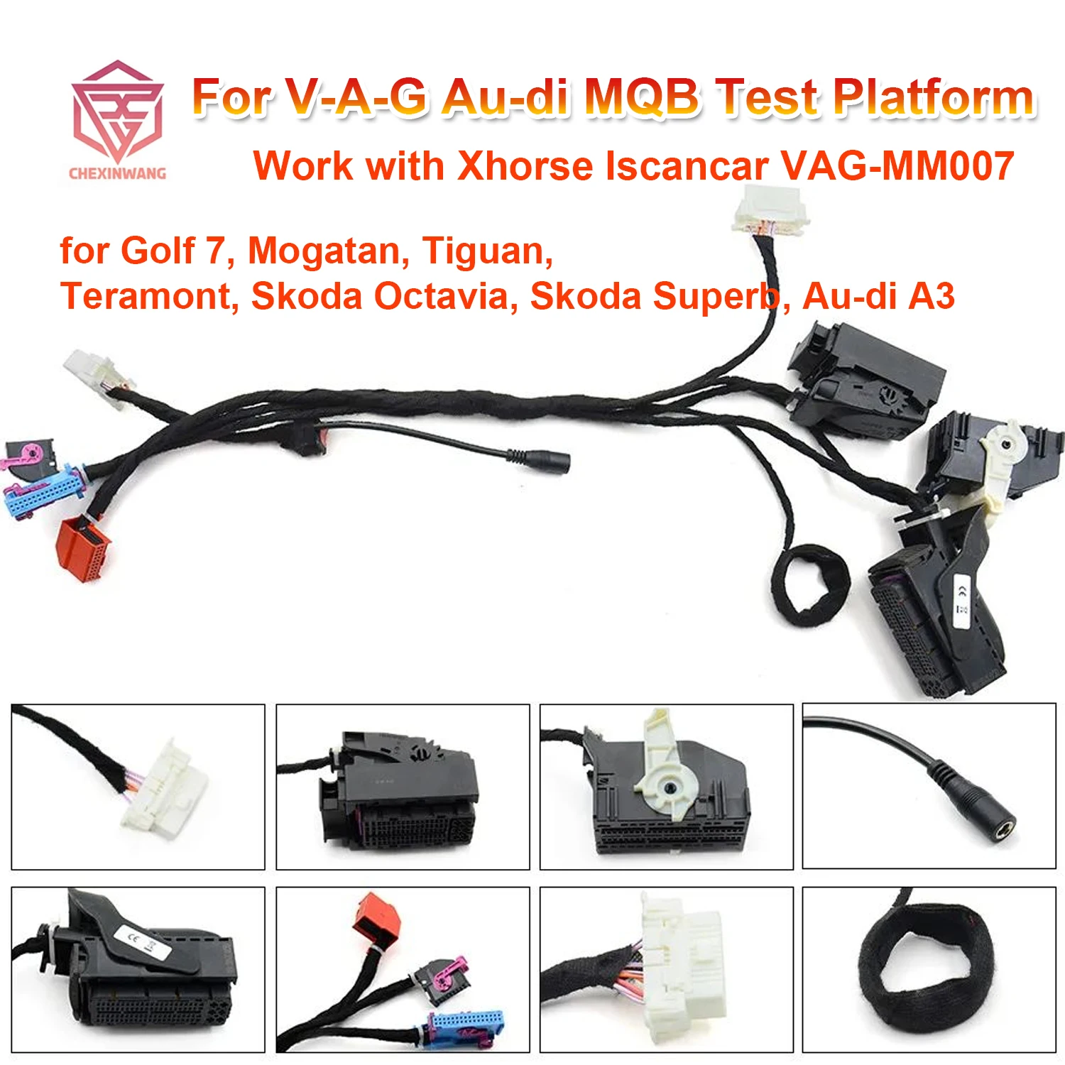 

V-A-G MQB Test Platform Dashboard Cable for Audi VAG MQB Cluster Car Key Programming Cables Works with VAG MM007 Scanner