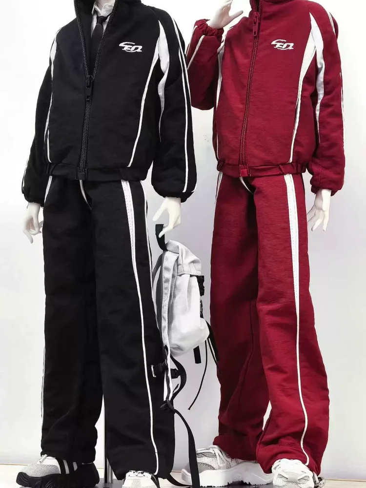 

BJD Doll Clothes For 45cm 70cm 75cm 77cm Doll Black Grey Red Sportswear Dolls Clothing Accessories(No Doll)
