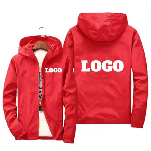 Customized Name: Autumn Jacket, Men's Waterproof Windbreaker, Casual Clothing, Plus Size 7Xl, Black Outdoor Sportswear - Image 3
