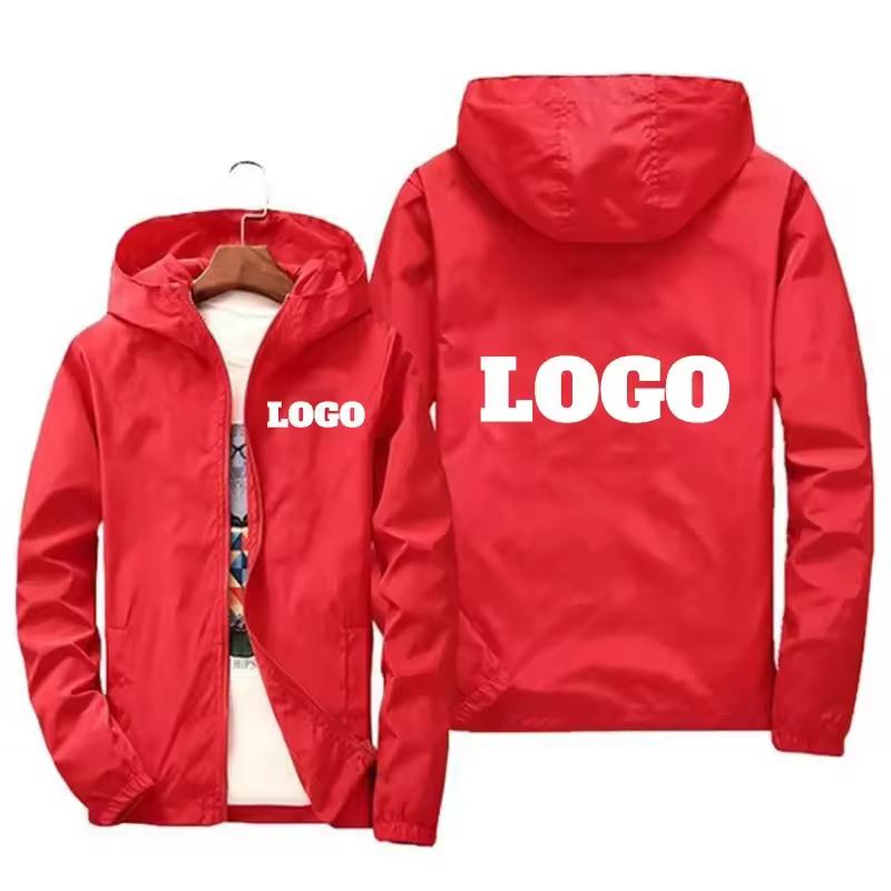 Customized Name: Autumn Jacket, Men's Waterproof Windbreaker, Casual Clothing, Plus Size 7Xl, Black Outdoor Sportswear - Image 3