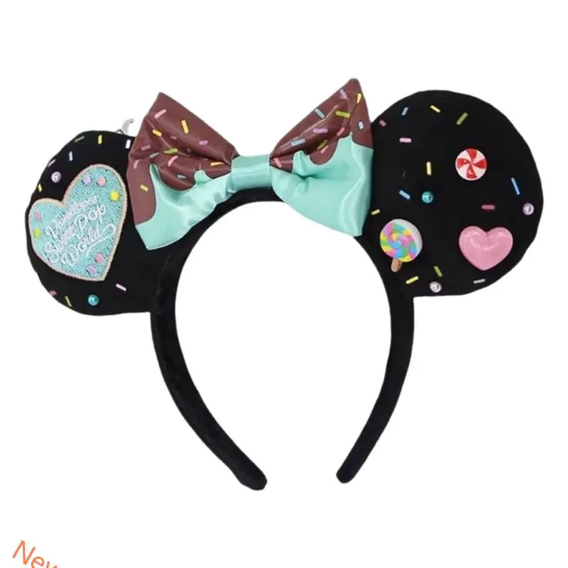 

Chocolate Bows Mouse Ears Headbands For Kids Role Play Cosplay Activities