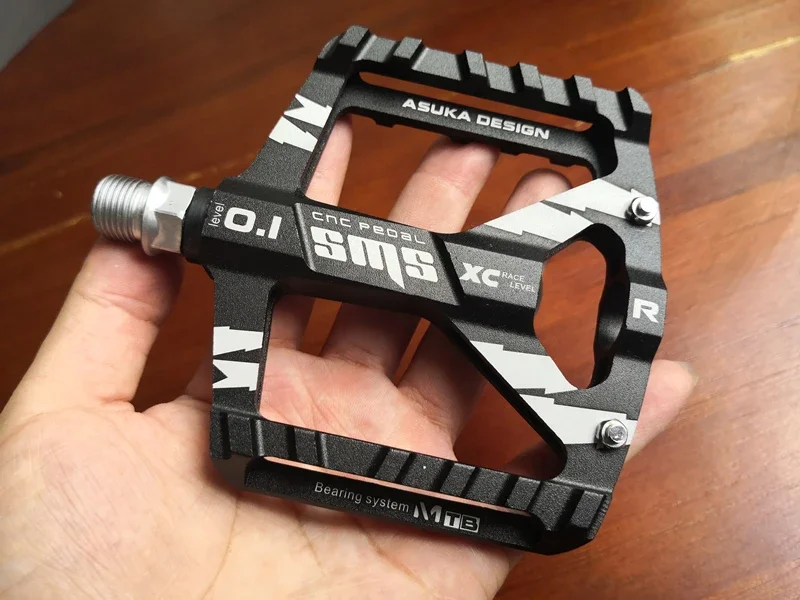 1Pair Aviation Aluminum Alloy Road Bike Pedals Ultralight MTB BMX DU Bearing Bicycle Pedal Bike Parts