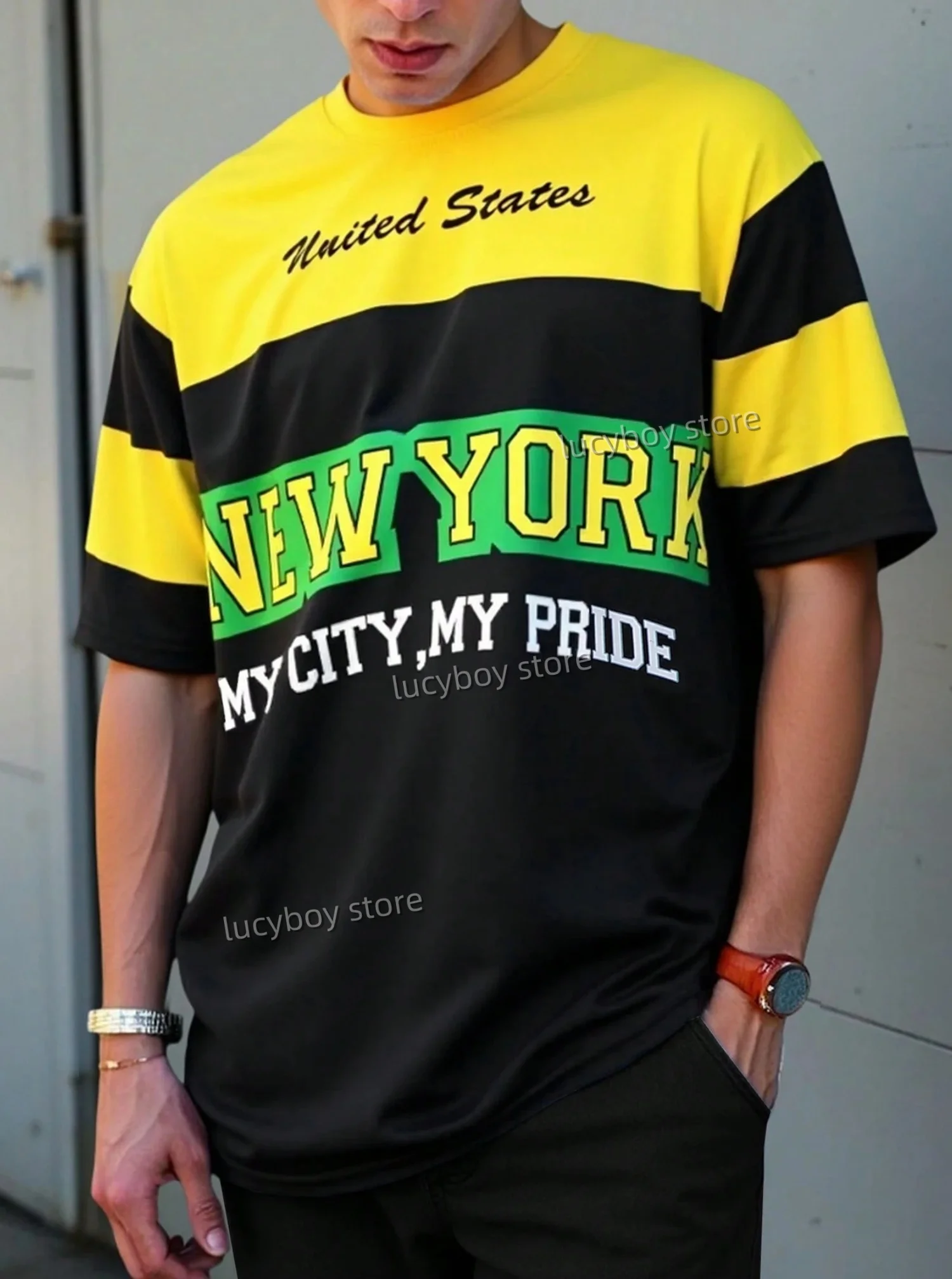 

NEW Mens NEW YORK NO.89 Printed Short Sleeve T Shirt Man O-Neck New York Racing Football Tee Vintage Casual Tops Men Clothes