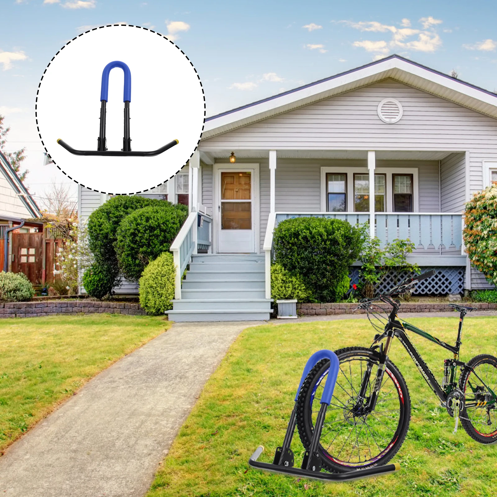 

Adjustable Kickstand for Balance Bike Durable Metal Floor Stand Anti-Rust Side Support Parking Rack Universal Fit Mountain Road