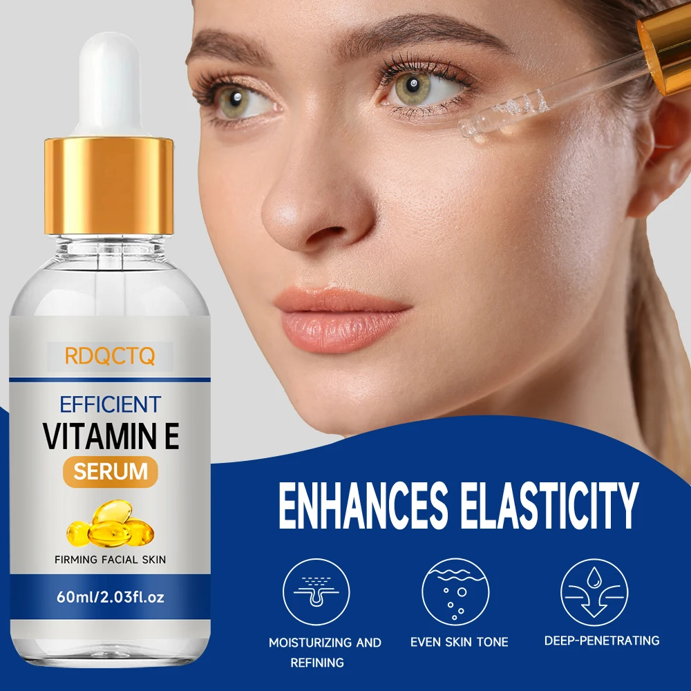 سيروم فيتامين E للوجه - تركيبة لشد البشرة وترطيبها للعناية اليومية بالوجه - جوهر مغذي للبشرة ذات المظهر الصحي #1