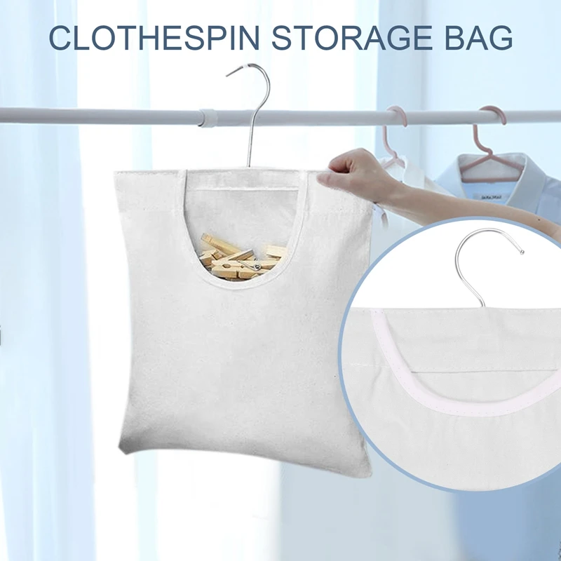 ABWR-Wandknijper Opbergtas Hangende Wasgoed Wasknijper Organizer Wasbare Wasknijper Opbergzakken