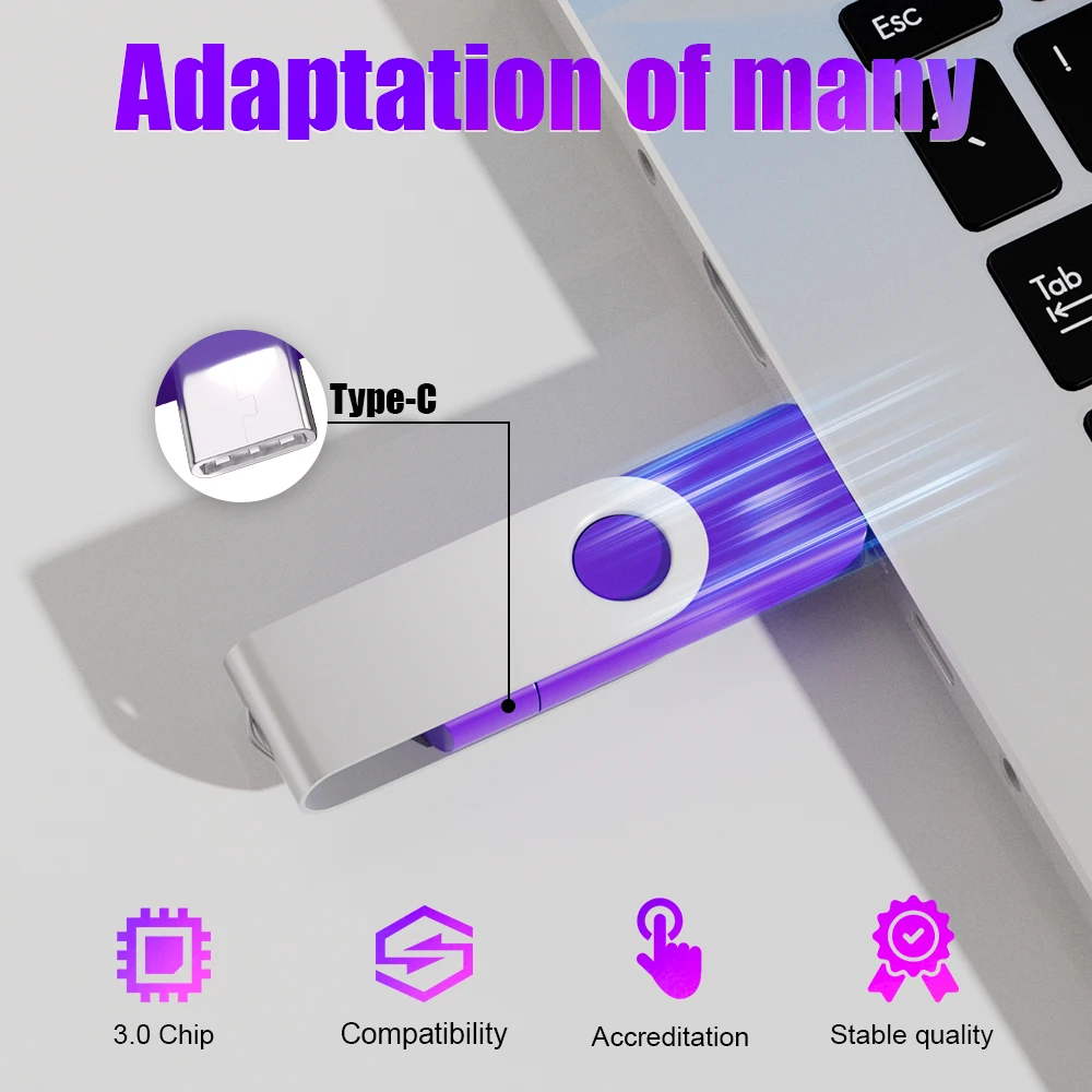 Unidade flash usb de alta qualidade, 128m, 128gb, logotipo personalizado gratuito, 256mb, 1gb, 2gb, pendrive rotativa, 64gb, capacidade real, memória