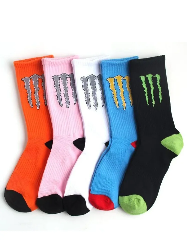 AliExpress Monster Energy sport socks for both men and women, suitable for cycling, playing ball, and running, with anti odor properties