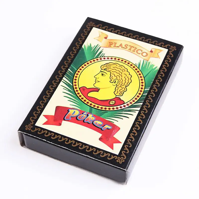 Spanish PVC Waterproof Plastic Playing Cards Family Party Board Game Outdoor Game Poker Entertainment Accessories